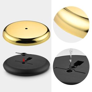 ชุดเสาธงในร่มแบบยืดหดได้ 2 ชิ้น ขนาด 6 ฟุต พร้อมหัวเสาอลูมิเนียมรูปนกอินทรีสีทอง และธงชาติสหรัฐอเมริกาปักลายดาวขนาด 3x5 ฟุต พร้อมฐานตั้งและแผ่นแสดงธง - Product Image 4