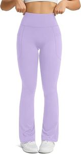 Women's High Waist Flared <b>Bootcut</b> <b>Yoga</b> Leggings Stretch Fitness <b>Pants</b> with Side Pockets - Product Image 4