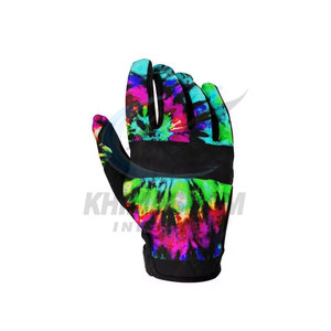 Gants de motocross à confort amélioré avec conception en tissu flexible, fermeture auto-agrippante antidérapante, doigts entiers, pour utilisation en extérieur en hiver - Product Image 4