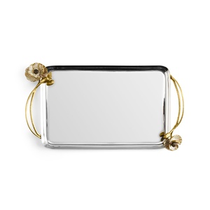 Plateau à collation, plateau ginkgo, plateau de service pour le thé, plateau ginkgo, plateau de service pour le café, plateau ginkgo, cadeau de luxe, plateau ginkgo premium - Product Image 1