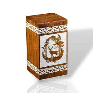 Handcrafted Rosewood Urn <b>Box</b> Tree of Life <b>Memorial</b> <b>Keepsake</b> handmade urn <b>box</b> - Product Image 1