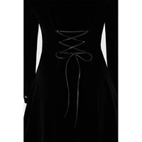 Veste queue-de-pie gothique noire en velours pour femme, style victorien, steampunk, médiéval, vampire