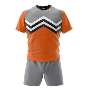 Uniformes de Rugby Transpirables en Color Sólido, Uniformes de Fútbol Rugby con Impresión Personalizada en Venta Online - Product Image 2