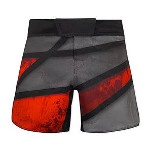 Shorts de combat MMA, solides, respirants, pour le fitness et les loisirs, de qualité supérieure, en coton et élasthanne, à prix réduits - Product Image 5