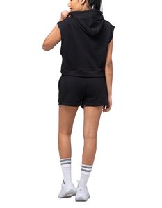 Ensemble short deux pièces tendance pour femme, été, vente en gros, personnalisé, manches courtes, capuche, poids lourd, spandex/polyester - Product Image 5