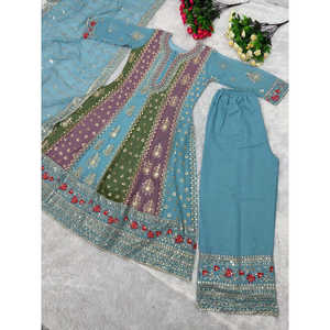 เสื้อผ้ามุสลิมแบบดั้งเดิมที่สวยงามที่สุดและเครื่องประดับสีเบจไซส์42 - Product Image 5