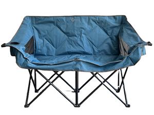 Huy Gia chaise double légère Design moderne chaise de pique-nique pliante en acier inoxydable pour l'utilisation en plein air plage Camping parc - Product Image 2