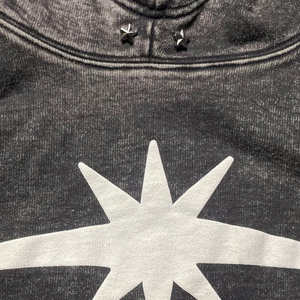 Collection Hiver 2026 – Sweats à Capuche Homme Effet Délavé Personnalisé, Teint Uni, Brodés, en Polaire Épaisse Doublée - Product Image 3