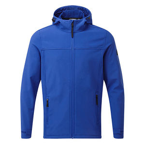 Hooded Softshell <b>Jacket</b> Men All Season Weatherproof Wind Resistant Fleece Lined Outdoor Travel Coat Wholesale Custom Bulk Orders - Product Image 1