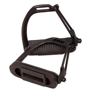 อุปกรณ์ขี่ม้าแบบกันลื่น สีดำด้าน ทำจากสแตนเลส พร้อมพื้นผิวกันลื่น ทนทาน สำหรับขี่ม้าอย่างปลอดภัย - Product Image 5