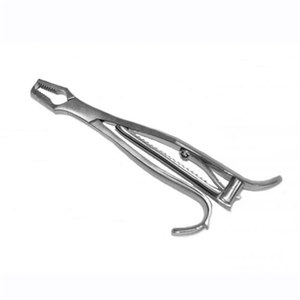 Pinzas de sujeción de huesos autocentrantes con placa de trinquete, instrumento quirúrgico manual ortopédico de acero inoxidable - Product Image 2