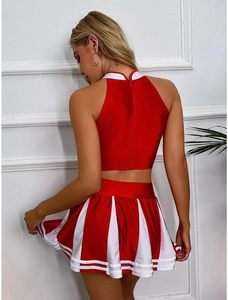 Vestido Transpirable de Animadora para Niñas con Logotipo Personalizado para Eventos Deportivos Escolares y Actuaciones Escénicas - Product Image 4