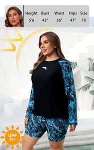 Surfing 2 Piece Zipper Swimsuit <b>Women</b> Shorts Sleeve Swimwear <b>Rash</b> <b>Guard</b> Clothes Bather UV Protection Swim Shirt - Product Image 5