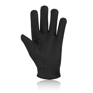 Gants de conduite en cuir à doigts entiers, unisexes, respirants, antidérapants, avec sangle de poignet réglable, toutes saisons, marron, noir, pour le cyclisme - Product Image 4