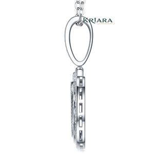 Colgante de Letra Personalizado de Plata 925 con Moissanita, Placa con Nombre ROB, Chapado en Oro de 18K, Chapado en Oro Rosa, Chapado en Rodio, Joyería Hip Hop - Product Image 4