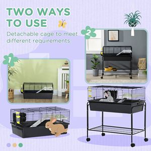 Recinto per Animali Domestici per Conigli, Cani, Gatti e Polli - Gabbia Pieghevole Quadrata di Lusso in Plastica Personalizzabile - Product Image 3