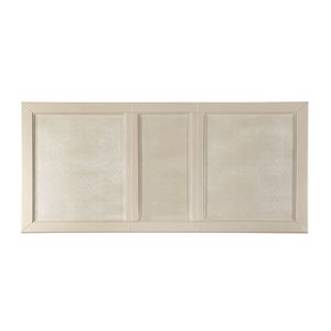 Tavolo da Pranzo Allungabile dal Design Tradizionale con Inserto in Vetro e Finitura Argento, Arredamento per Sala da Pranzo Formale - Product Image 4