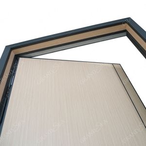 Puertas Interiores Personalizadas en Oferta, Puerta Corredera Ahorradora de Espacio, Combinación de Vidrio y Madera para Sala de Estar - Product Image 3
