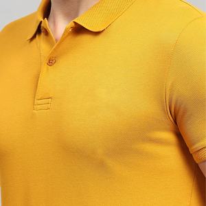T-shirt polo personnalisé à manches courtes en coton avec logo personnalisé et broderie Chemises polo pour hommes pour tenue décontractée et de bureau - Product Image 5