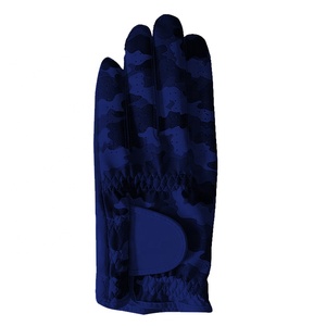 Gants de golf sportifs pour hommes en cuir Cabretta de qualité supérieure, en peau de mouton véritable, personnalisables avec logo OEM, camouflage, doigts entiers - Product Image 5
