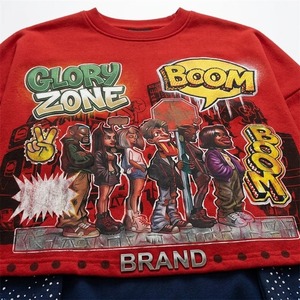 Conjunto de Camiseta con Estampado de Diamantes de Imitación Personalizada Glory, 100% Algodón Jersey, Estilo Moderno, Camiseta de Doble Manga con Pantalones Cortos Estampados para Unisex - Product Image 3
