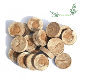 Coconut <b>Coir</b> Pellets & Pith Biodegradable Soil <b>Block</b> 35-42mm for Plant Growth Seed Starting Gardening Wholesale - Product Image 2