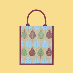 ถุงผ้าพิมพ์ลายแบบไม่ถักทอ พร้อมหูหิ้วผ้าฝ้าย ขนาดกลาง ใช้ซ้ำได้ เหมาะสำหรับใส่ของช้อปปิ้ง ของขวัญ หรือใช้ในงานขายปลีก - Product Image 4