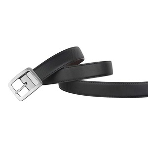 Ceintures en cuir véritable pour hommes de haute qualité avec boucle à ardillon en acier, ceinture en cuir pour hommes personnalisée et tendance, en matériaux de qualité. - Product Image 2