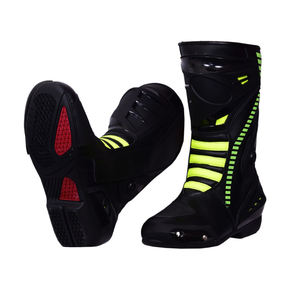 Botas de Motocicleta de Cuero para Hombre de Alta Calidad, Estilos de Cuero para Motocicleta, Botas Personalizadas - Product Image 6