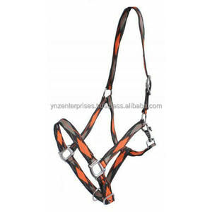 Corde en nylon réglable pour cheval et plomb, accessoires de selle rouge et noir - Product Image 4