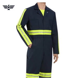 Combinaison de travail haute visibilité en gros, vêtement de sécurité réfléchissant, uniforme de travail résistant à l'eau, combinaison de travail - Product Image 2