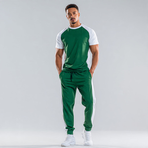 Conjunto de Camiseta y Pantalón Holgado de Verano para Hombre, Estilo Urbano, con Hombros Caídos, Tallas Grandes - Product Image 2