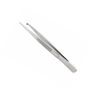 Pinzas Quirúrgicas para Tejidos Tipo Diente de Rata, Pinzas de Acero Inoxidable para Aplicación de Apósitos con Dientes Entrelazados, Fabricante Pakistán - Product Image 1