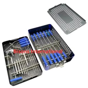 Juego de Instrumentos Quirúrgicos Ortopédicos Manuales UBE para Cirugía de Columna Vertebral, Venta al Por Mayor BISONS |   Kit Quirúrgico Endoscópico Unilateral Biportal - Product Image 1