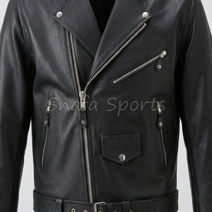 Men Leather <b>Jacket</b> Motorcycle Biker Style Protective Durable Premium Quality Fashion Winter Outfit Stylish Wear <b>Jackets</b> For Sale - Product Image 3