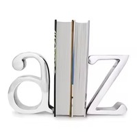 Porte-livres en métal de haute qualité, support de livres durable, antidérapant, organisateur de bureau, organisateur d'étagère