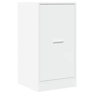 Armoire d'apothicaire de taille moyenne en bois d'ingénierie blanc pour salon - Product Image 3