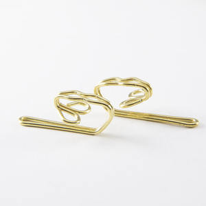 อุปกรณ์ม่านตะขอแบบติดผนัง ผลิตในไต้หวัน ตะขอโลหะรูปผีเสื้อขนาดเล็ก ตะขอเข็ม - Product Image 3