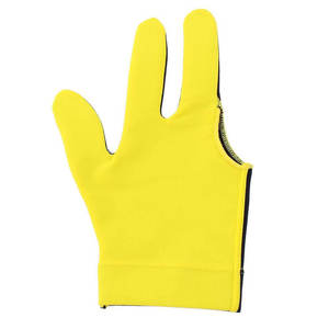 Guantes de Billar Cómodos de Tres Dedos, Ligeros, de Nailon y Spandex Elástico, con Protección UV, Control del Taco y Cierre de Gancho y Bucle - Product Image 1