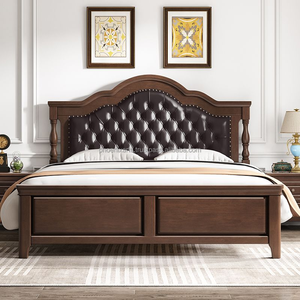 Lit Plateforme Moderne du Milieu du Siècle en Acajou Massif, Taille California King, avec Excellente Finition pour Ensemble de Chambre et Mobilier de Maison - Product Image 3