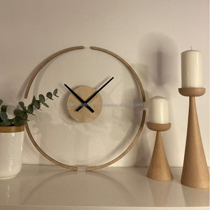 New Arrival Vintage <b>Wooden</b> Pillar <b>Candle</b> Holders Stand Set Handcrafted Mango Wood Best Price for 2 Pcs Including Glass Bottle - Product Image 2