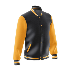 Blouson universitaire coupe-vent respirant personnalisé, style universitaire, maillot de football, vente en gros, modèle vierge pour le baseball - Product Image 2