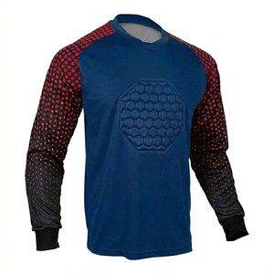 OEM Custom Breathable Quick Dry Front Logo High Quality 100% Polyester Goalkeeper Jersey for Training Wholesale - Product Image 1