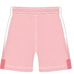 Conjunto de Rugby Rosa Bebé y Blanco, Jersey de Manga Corta con Cierre Frontal, Pantalones Cortos a Juego, Uniforme Deportivo Transpirable para Entrenamiento de Equipo - Product Image 6