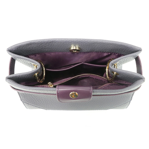 Sac à main structuré en cuir PU pour femme avec poignée supérieure, sac à bandoulière élégant à rabat pour le quotidien, le travail et les trajets, sac bandoulière OEM ODM en gros - Product Image 4