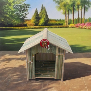 Chenil extérieur pour chien/matériel en bambou/fabricant/exportateur - Product Image 2