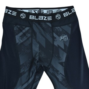 Blaze Fight Wear Men's Compression Pants <b>Polyester</b> Four-Way Stretch Quick Dry Eco-Friendly Leggings Sports Running Football - Product Image 5