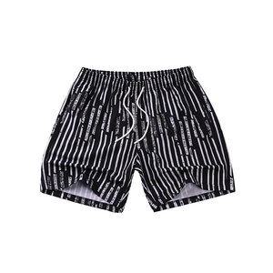 Pantalones Cortos de Playa para Hombre, Última Moda, 100% Poliéster, Impermeables, Estampado Digital Multicolor, Rayados, Ropa de Playa de Verano - Product Image 5