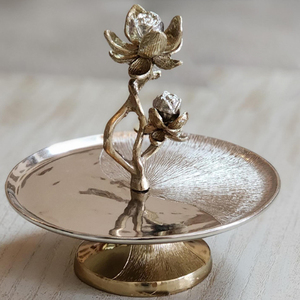 Modern <b>Table</b> Top Display for Wedding <b>Birthday</b> Dry Fruit Sand Wedding Cake High Quality Customizable Metal Bakeware Cake Stand - Product Image 5