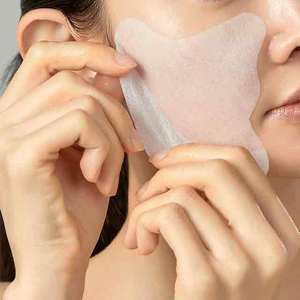 Masque facial en microfibre de collagène Blue Petal, patch pour les joues, pour raffermir, éclaircir, lutter contre le vieillissement, hydrater, améliorer l'élasticité, soin au lotus - Product Image 4